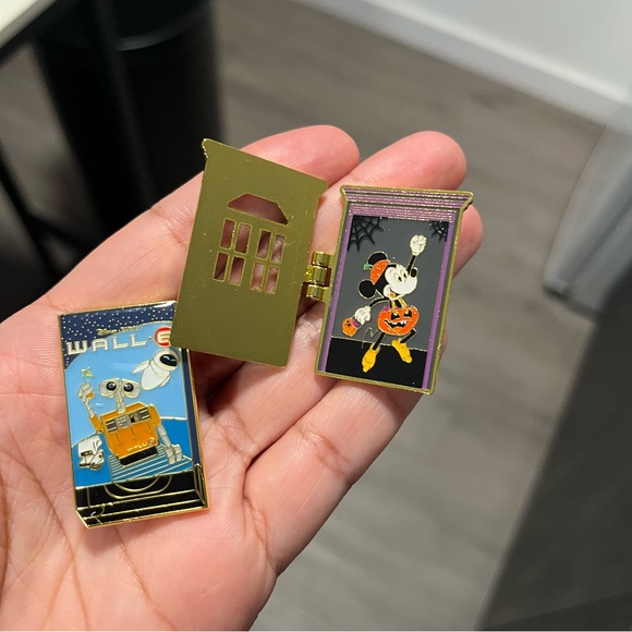 disney pixar loungefly halloween door trick or treat mystery pin bundle - Picture 3 of 4